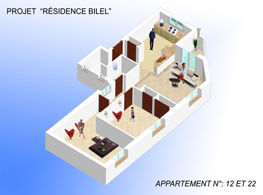 Appartement Type 04 S+2