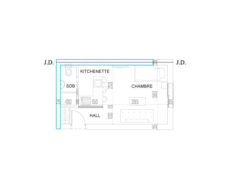 Appartement Type 8 (S+0)